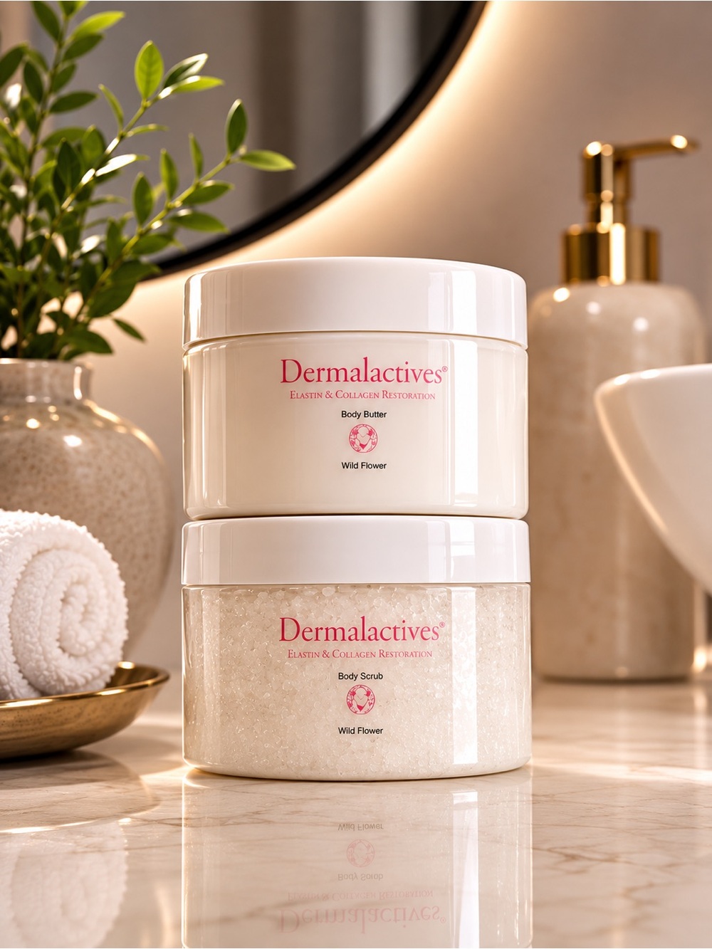 Wild Flower Body Care Duo – Body Butter & Body Scrub